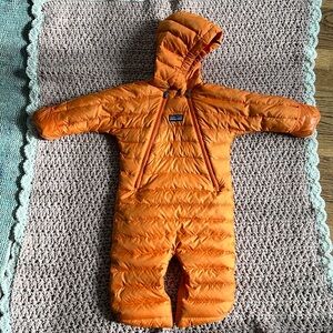 Patagonia baby snowsuit